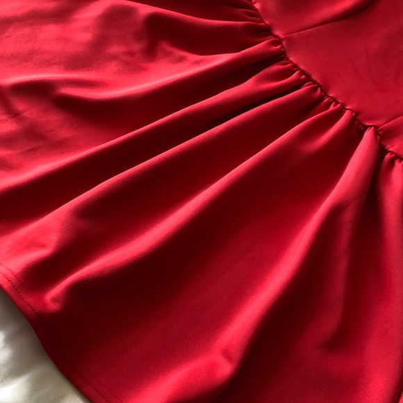 Red Mini Dress - Picture 3 of 3